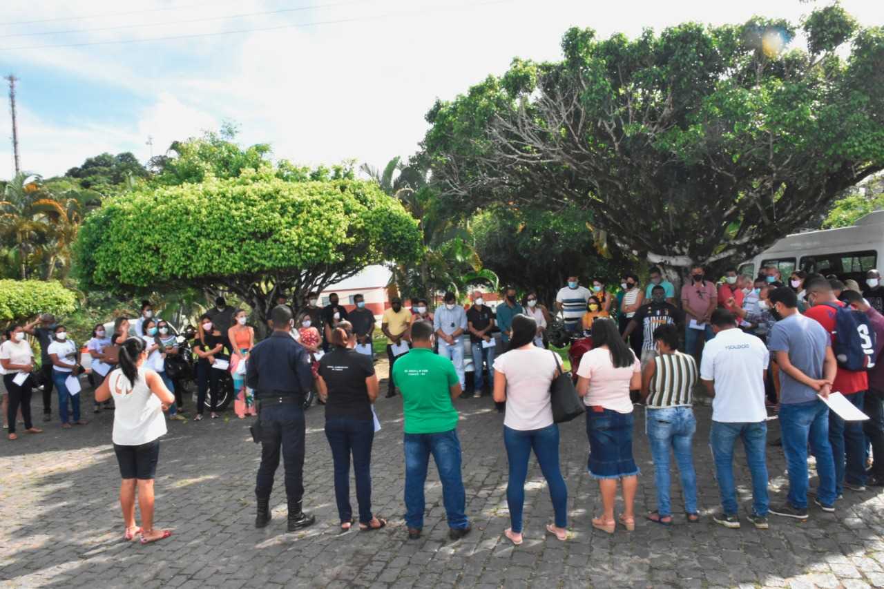 Camacã: Prefeito Paulo do Gás faz recepção aos funcionários da Prefeitura